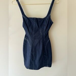 Zara Navy Denim dress
